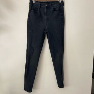 American Eagle High Waisted Black Jeggings